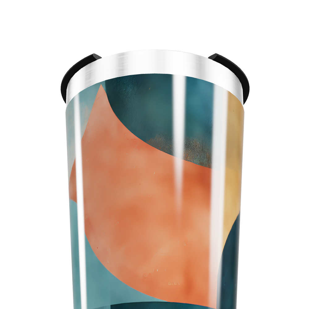 Copo Térmico - Estampa Geométrica Colorida