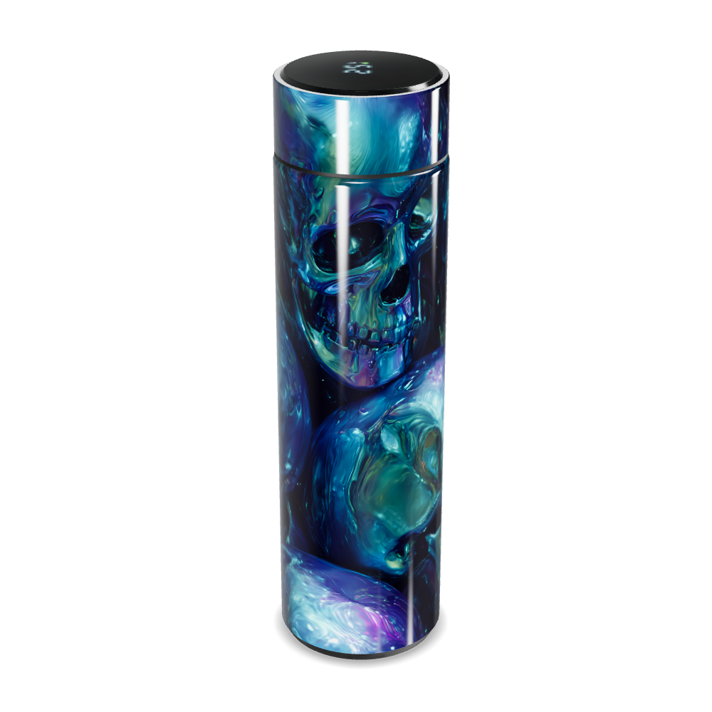 Garrafa Térmica Touch - Caveira Azul 500ml