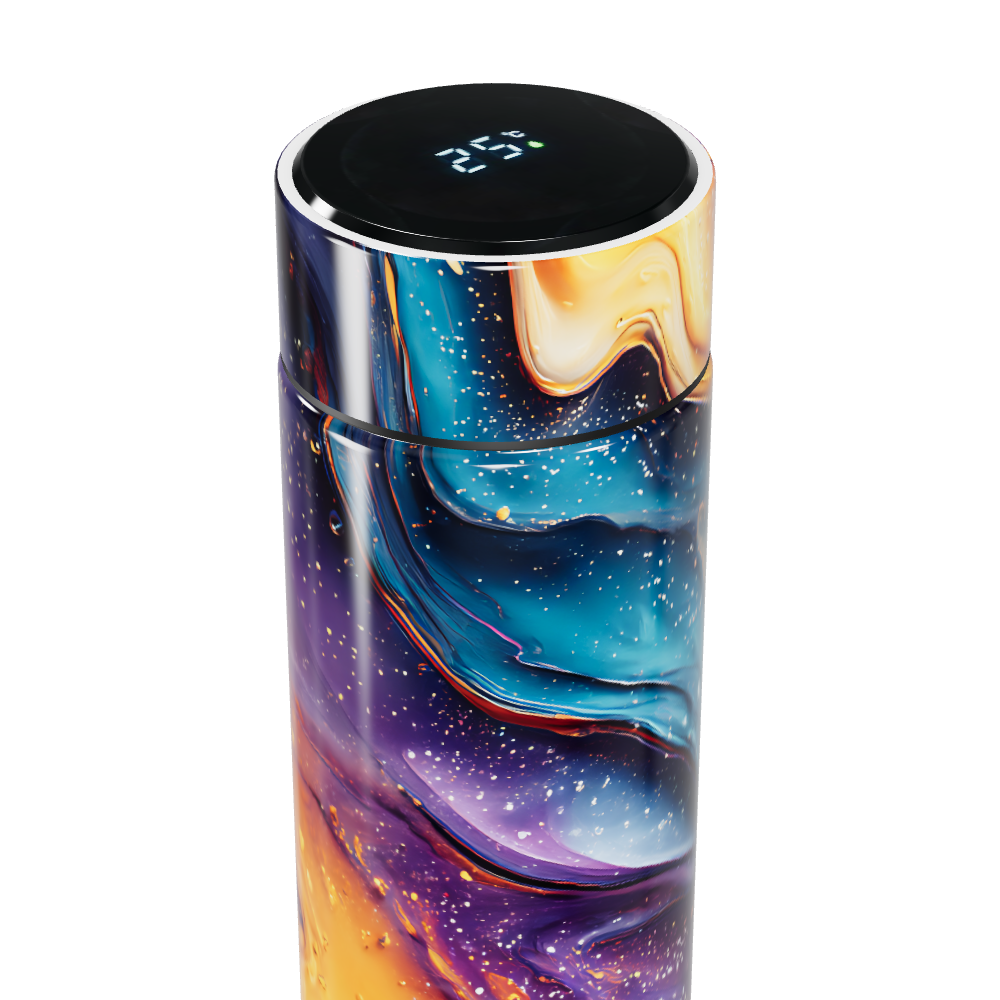 Garrafa Térmica Touch - Abstrata Colorida