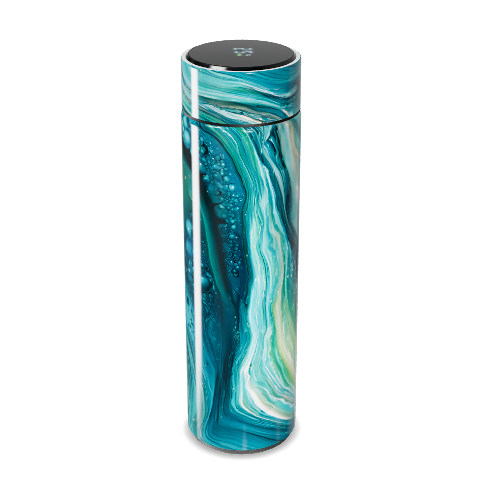 Garrafa Térmica Touch - Verde Marmorizado