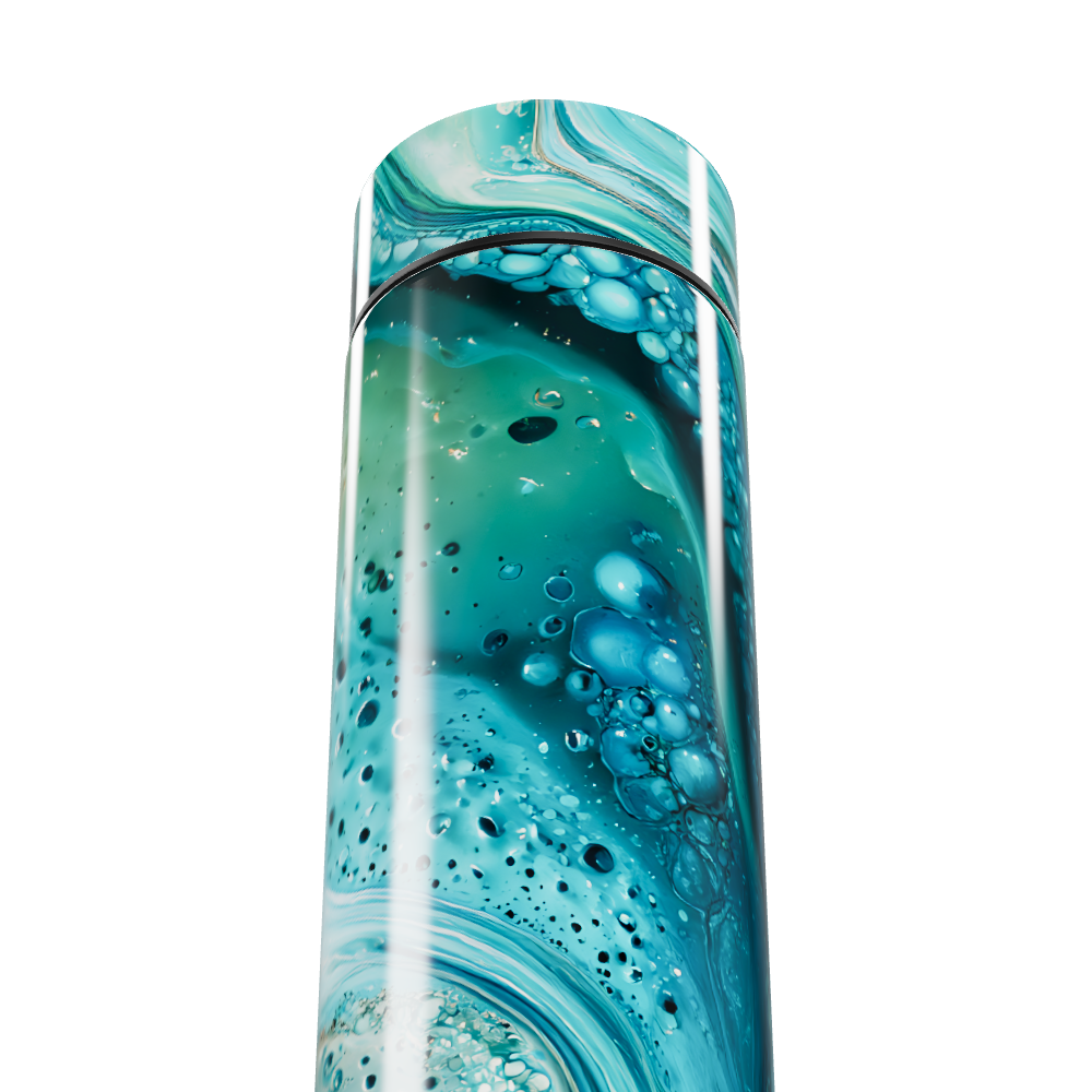 Garrafa Térmica Touch - Verde Marmorizado