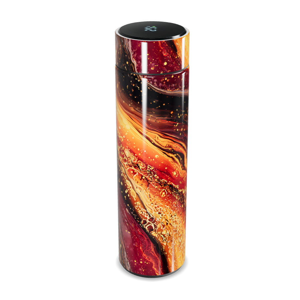 Garrafa Térmica Touch - Estampa Abstrata Colorida