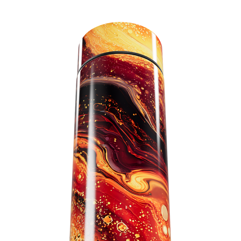 Garrafa Térmica Touch - Estampa Abstrata Colorida