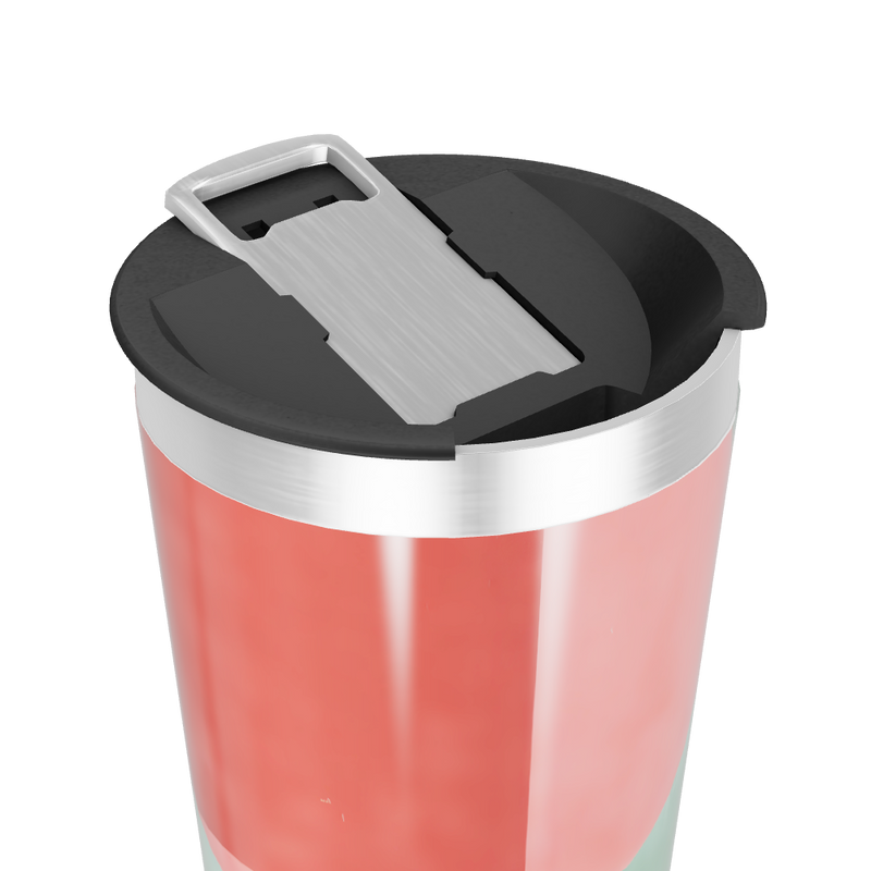 Copo Térmico - Design Geométrico Colorido