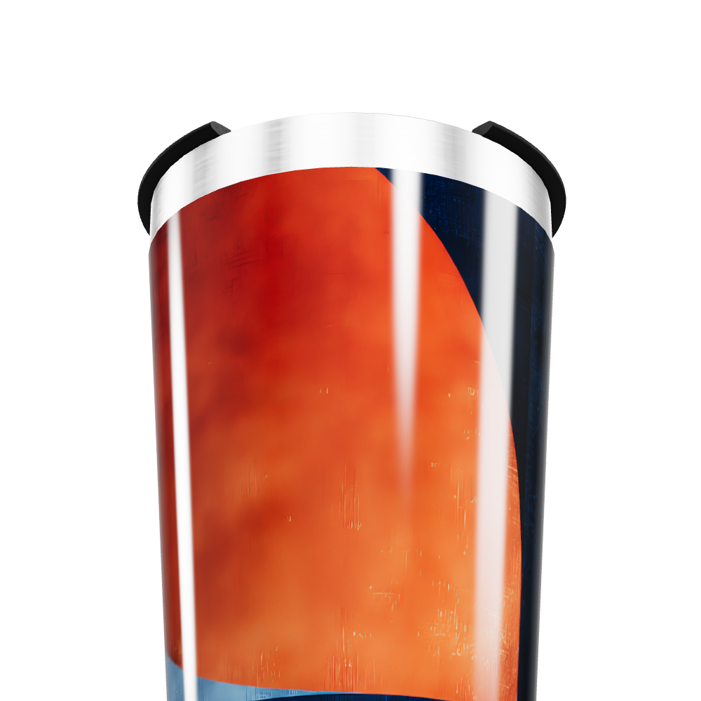 Copo Térmico - Estampa Abstrata Colorida