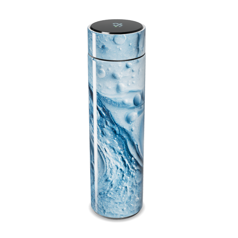 Garrafa Térmica Touch Azul Marmorizada