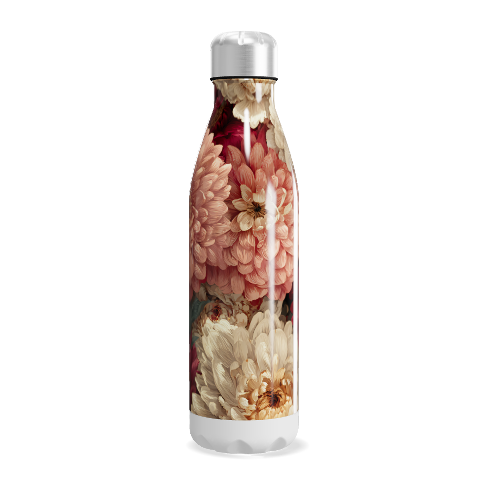 Garrafa Inox - Floral multicolorida 500ml