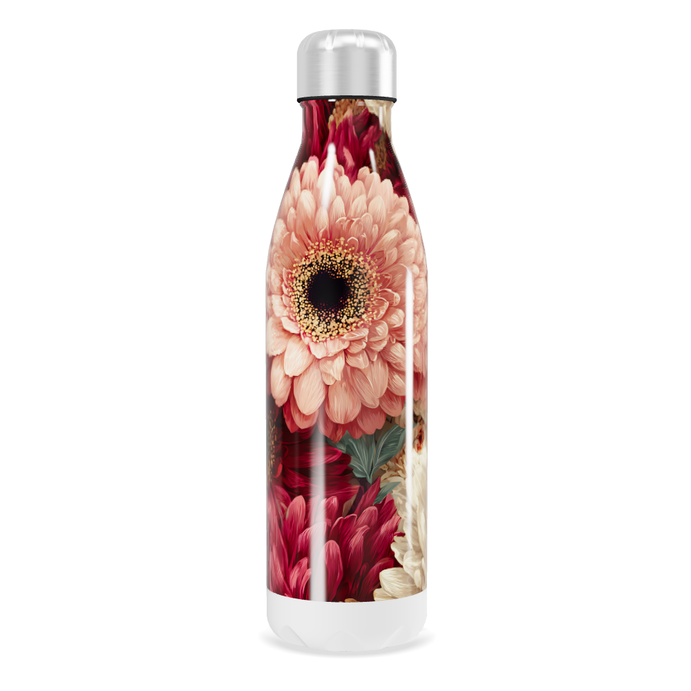Garrafa Inox - Floral multicolorida 500ml