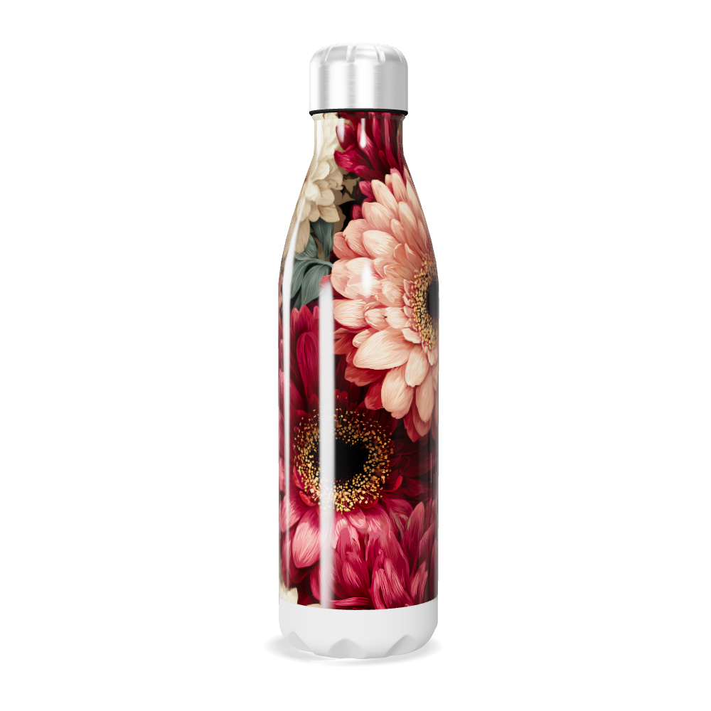 Garrafa Inox - Floral multicolorida 500ml