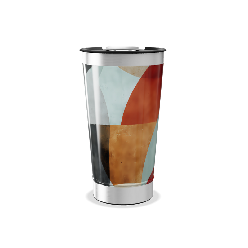 Copo Térmico - Estampa Colorida Abstrata
