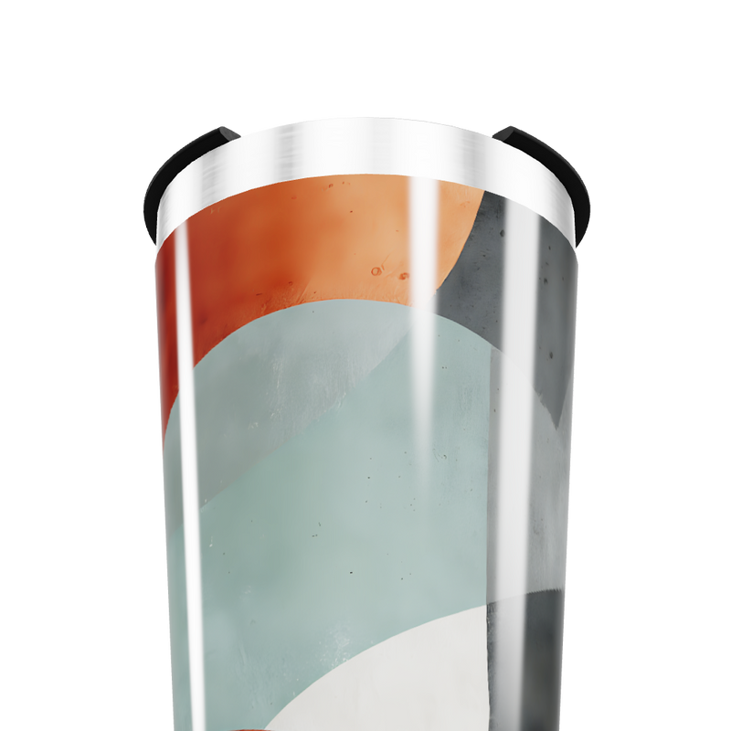 Copo Térmico - Estampa Colorida Abstrata