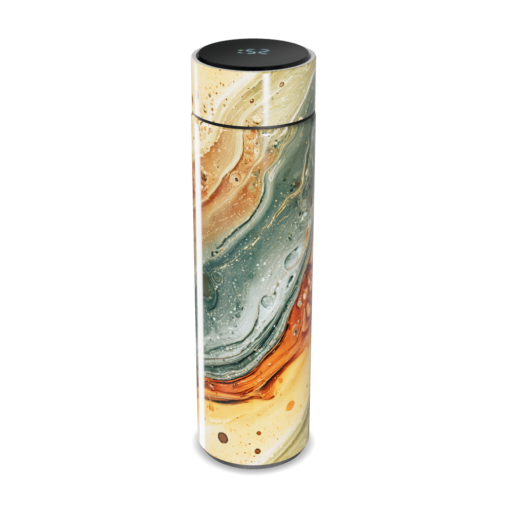 Garrafa Térmica Touch - Estampa Abstrata Colorida