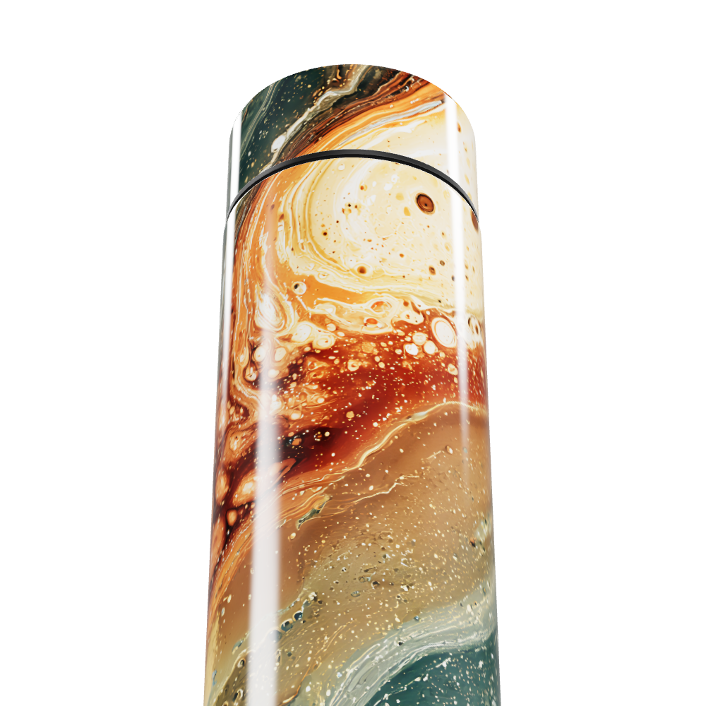 Garrafa Térmica Touch - Estampa Abstrata Colorida