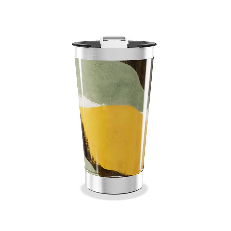 Copo Térmico - Estampa Abstrata Colorida