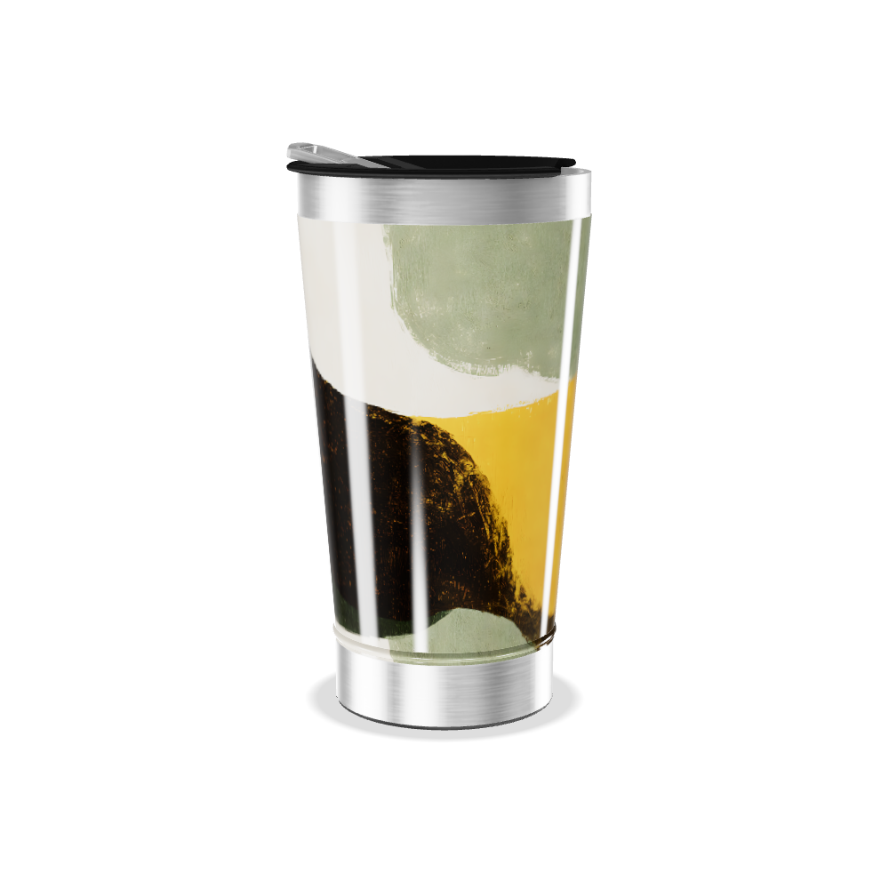 Copo Térmico - Estampa Abstrata Colorida