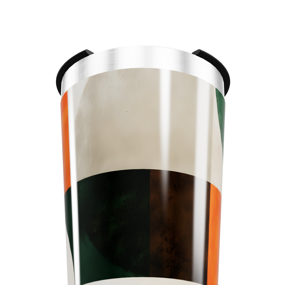 Copo Térmico - Design Geométrico Colorido