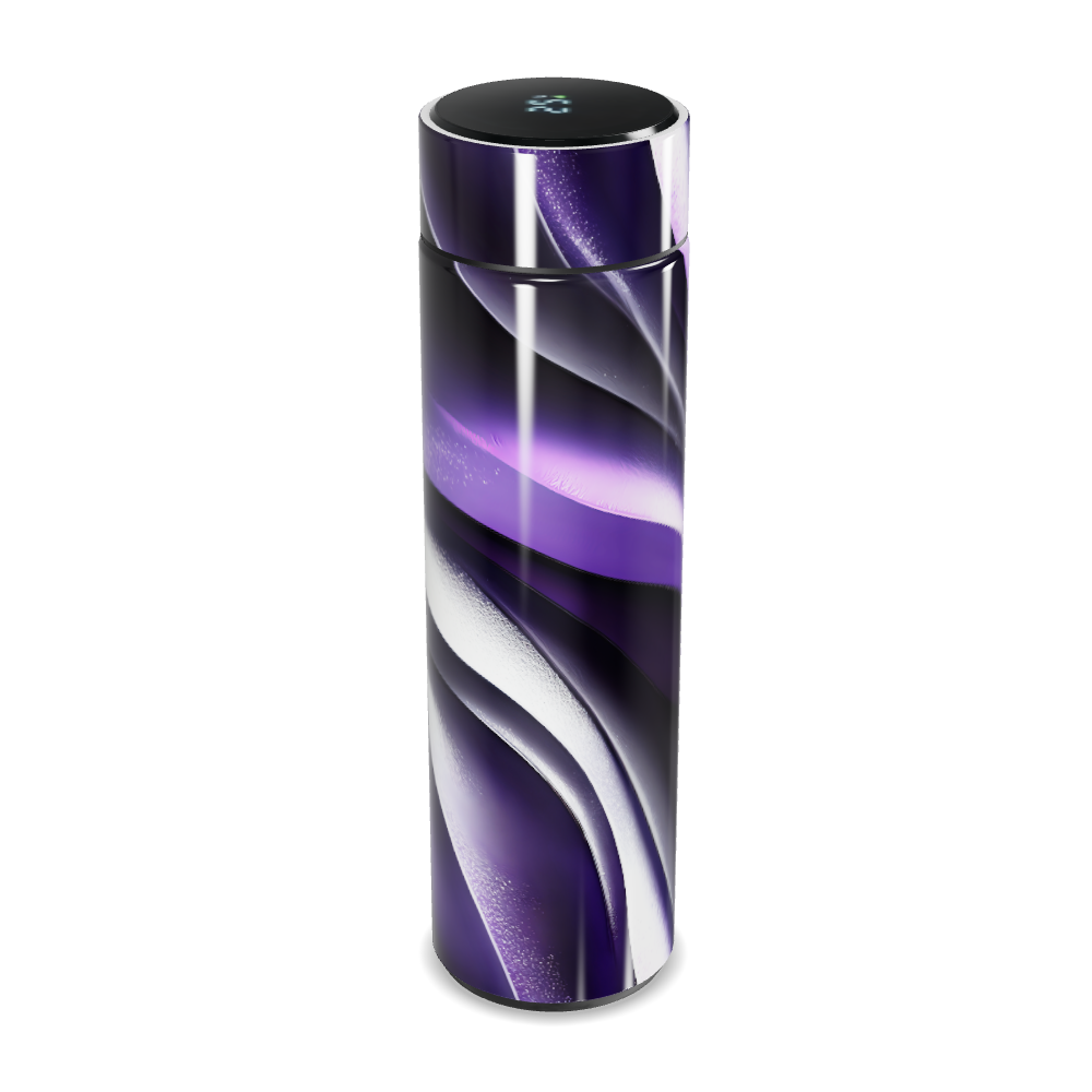 Garrafa Térmica Touch Roxa Digital