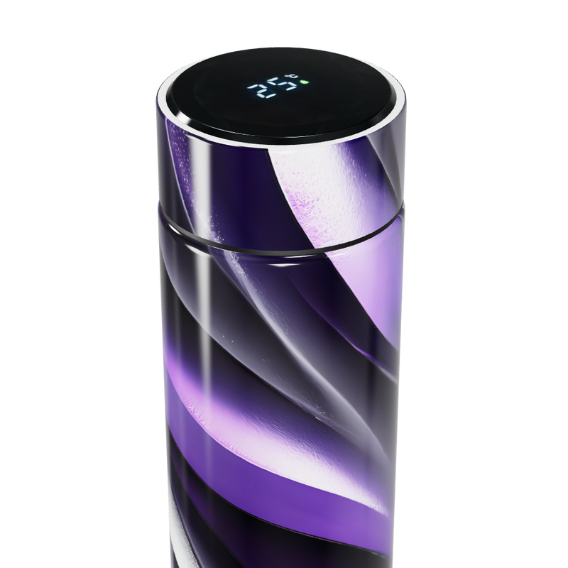 Garrafa Térmica Touch Roxa Digital