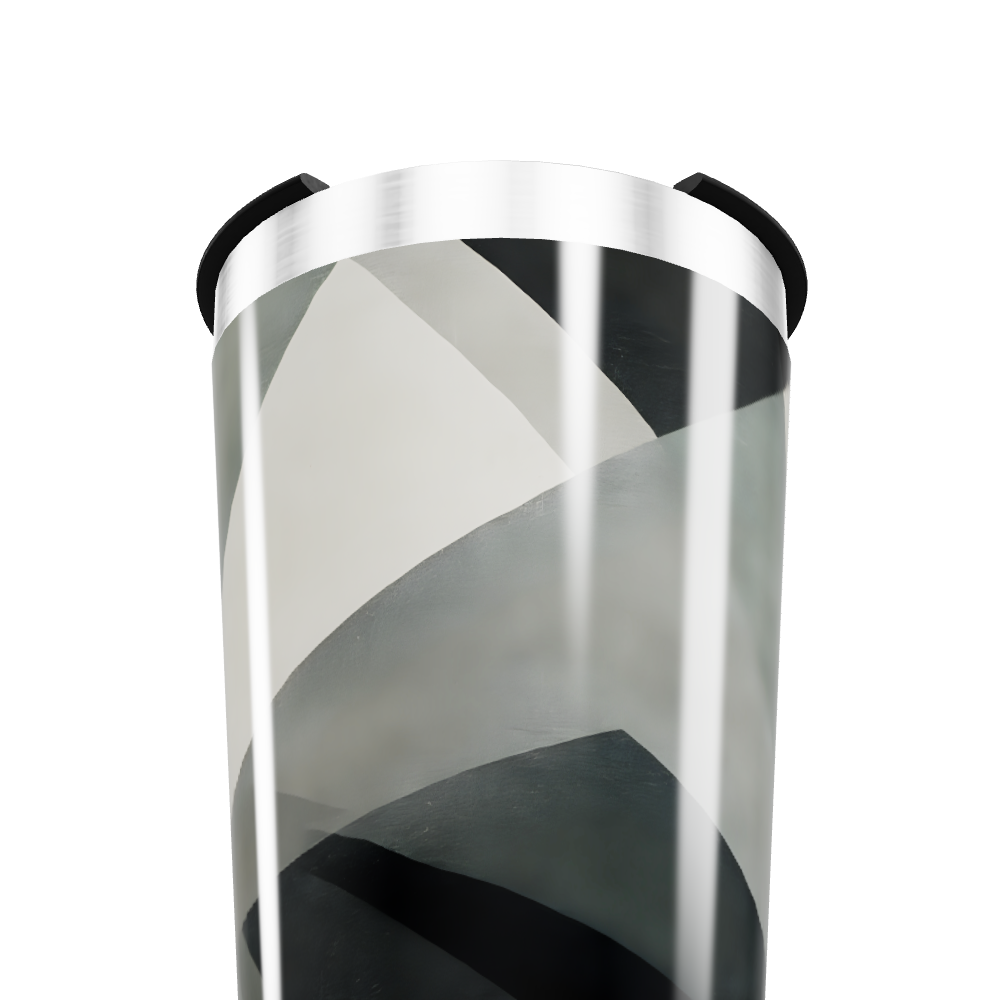 Copo Térmico - Preto e Cinza Geométrico