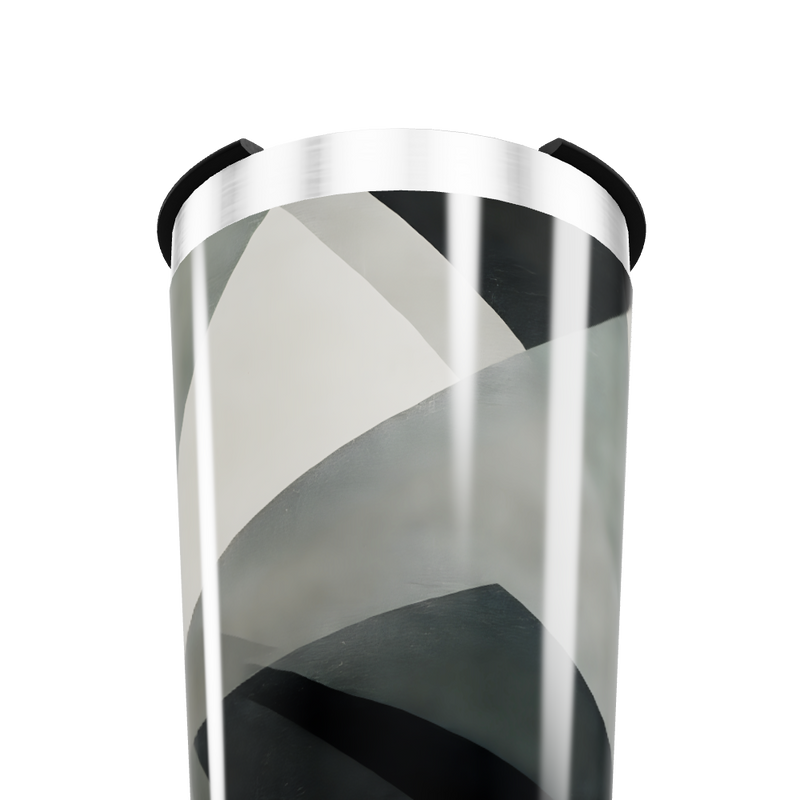 Copo Térmico - Preto e Cinza Geométrico