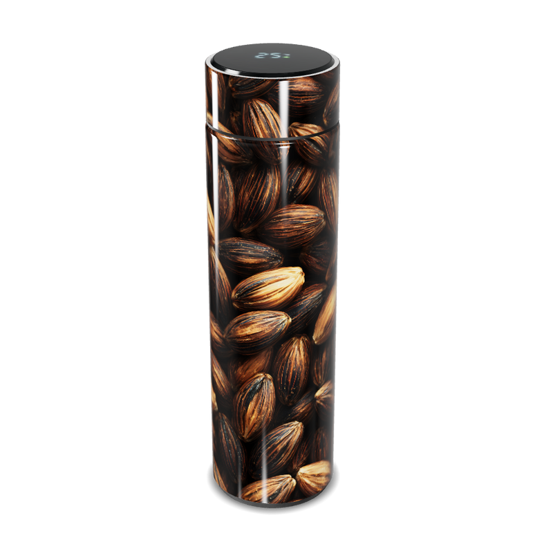 Garrafa Térmica Touch - Estampa Amêndoas