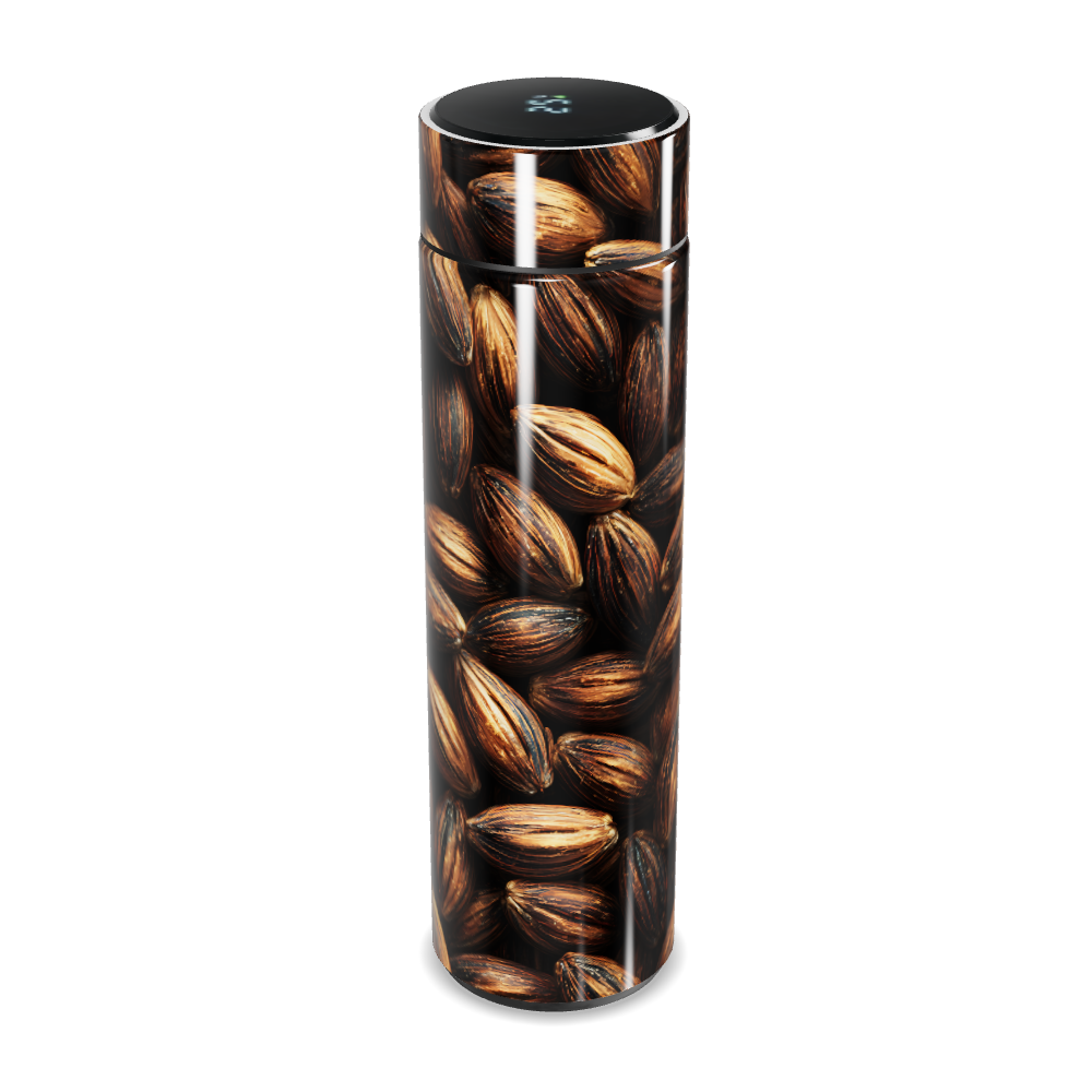 Garrafa Térmica Touch - Estampa Amêndoas