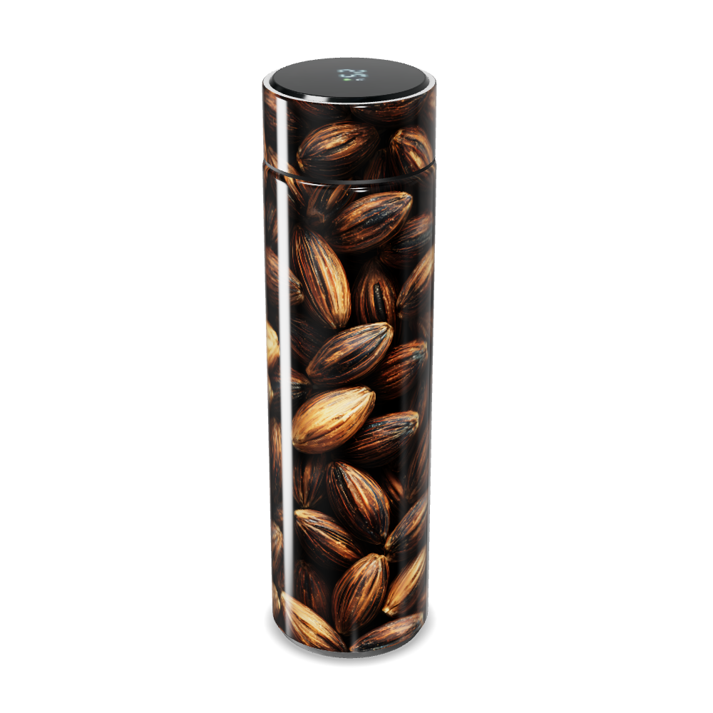 Garrafa Térmica Touch - Estampa Amêndoas