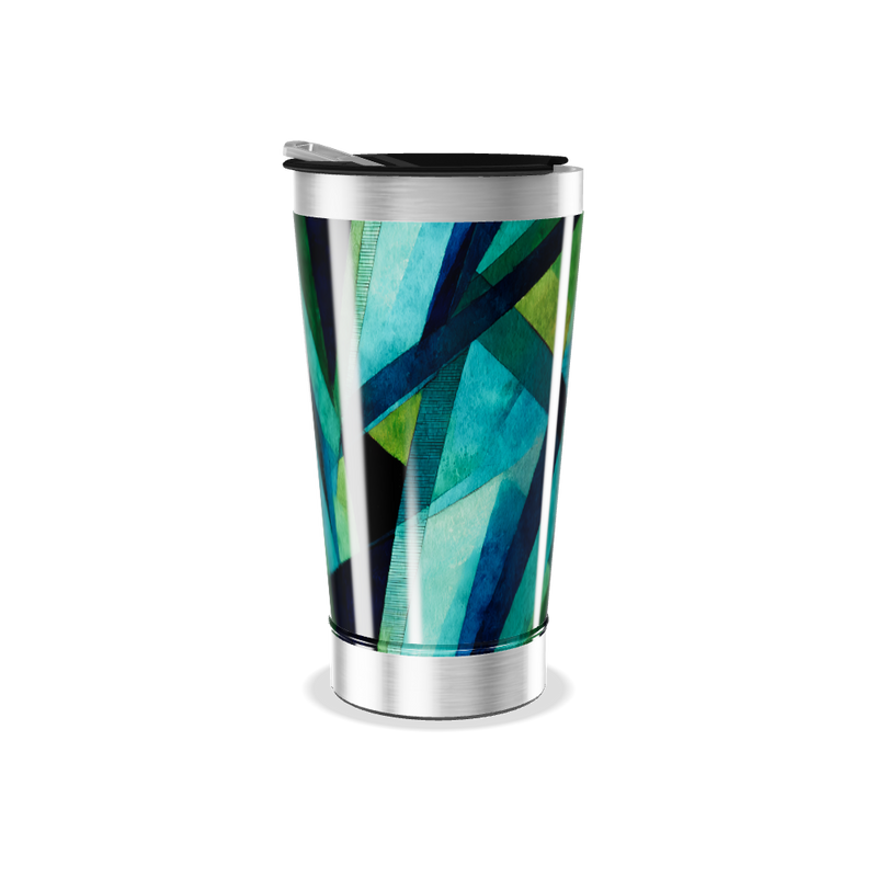 Copo Térmico - Estampa Geométrica Colorida