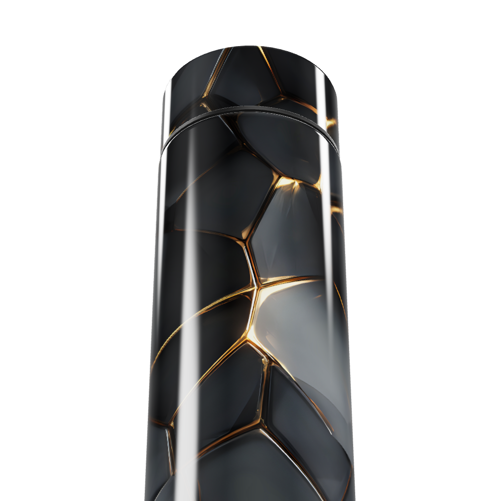 Garrafa Térmica Touch - Preto Marmorizado