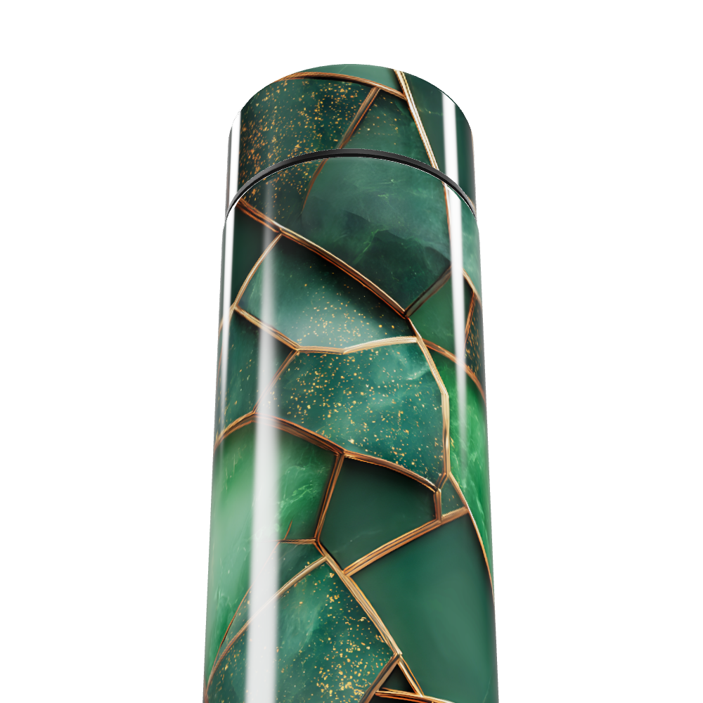 Garrafa Térmica Touch - Verde Marmorizado