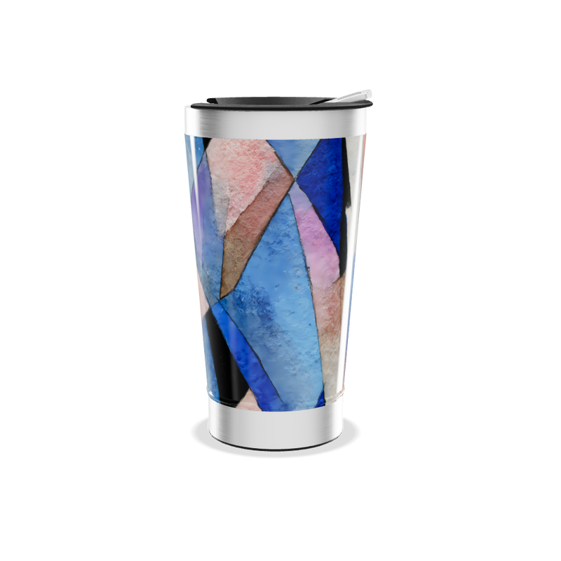 Copo Térmico - Estampa Colorida Geométrica