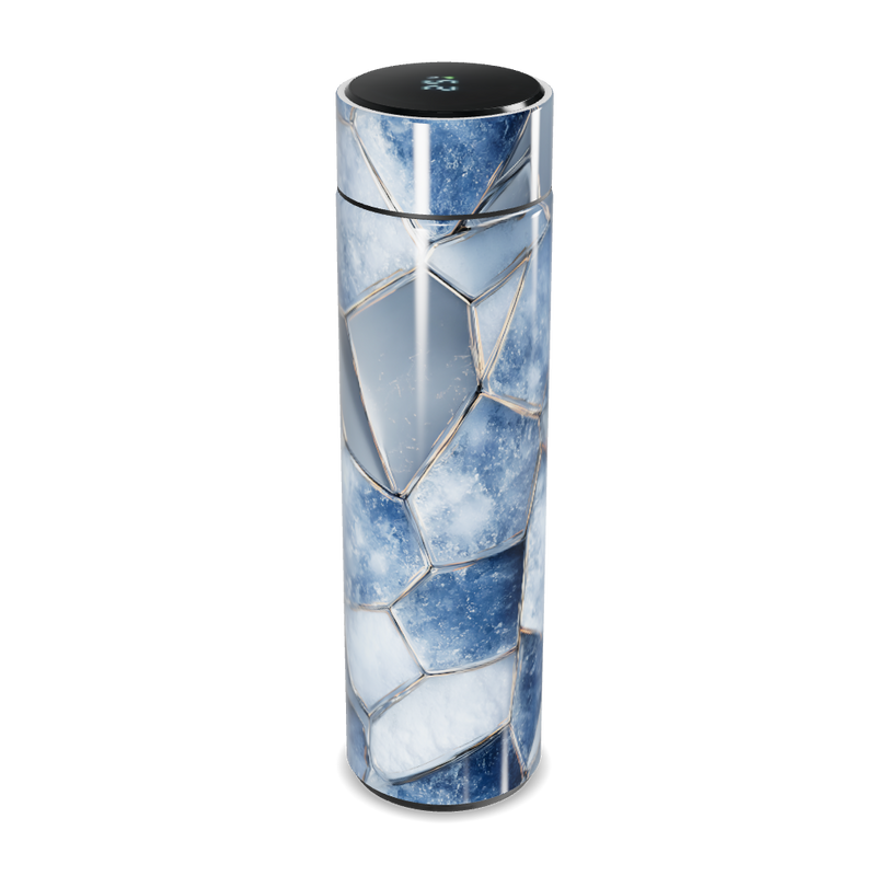 Garrafa Térmica Touch - Estampa Gelo Azul
