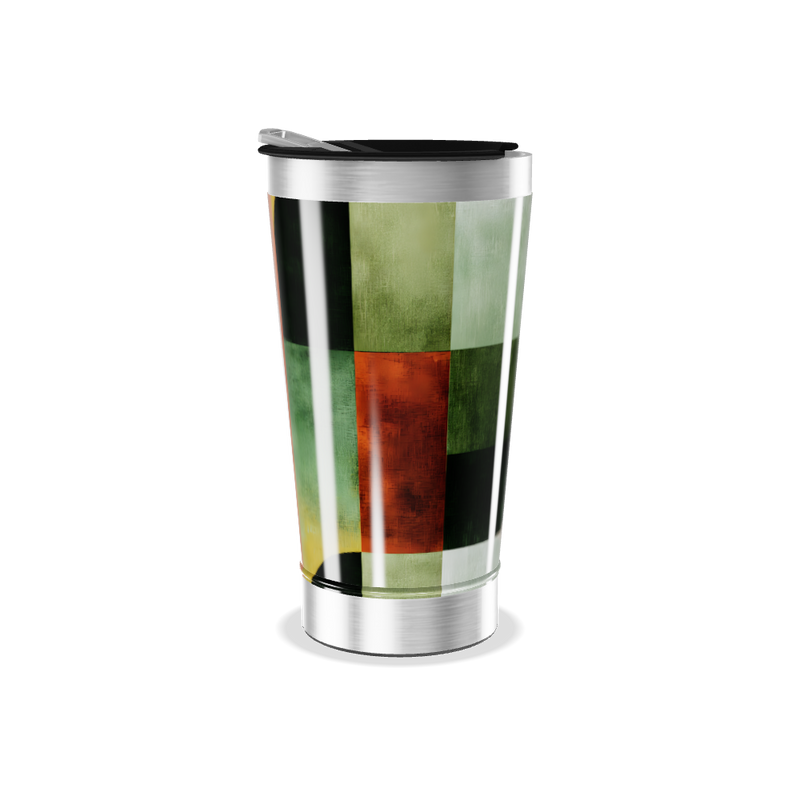 Copo Térmico - Estampa Geométrica Colorida