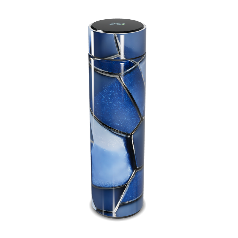 Garrafa Térmica Touch - Azul Vidro Temperado