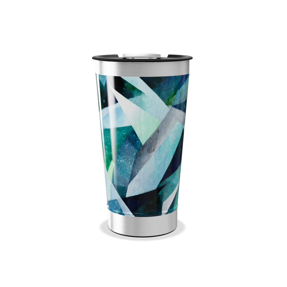 Copo Térmico - Estampa Geométrica Colorida