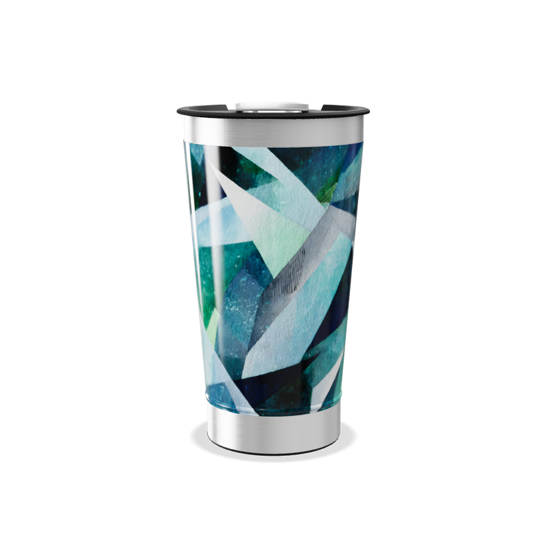 Copo Térmico - Estampa Geométrica Colorida