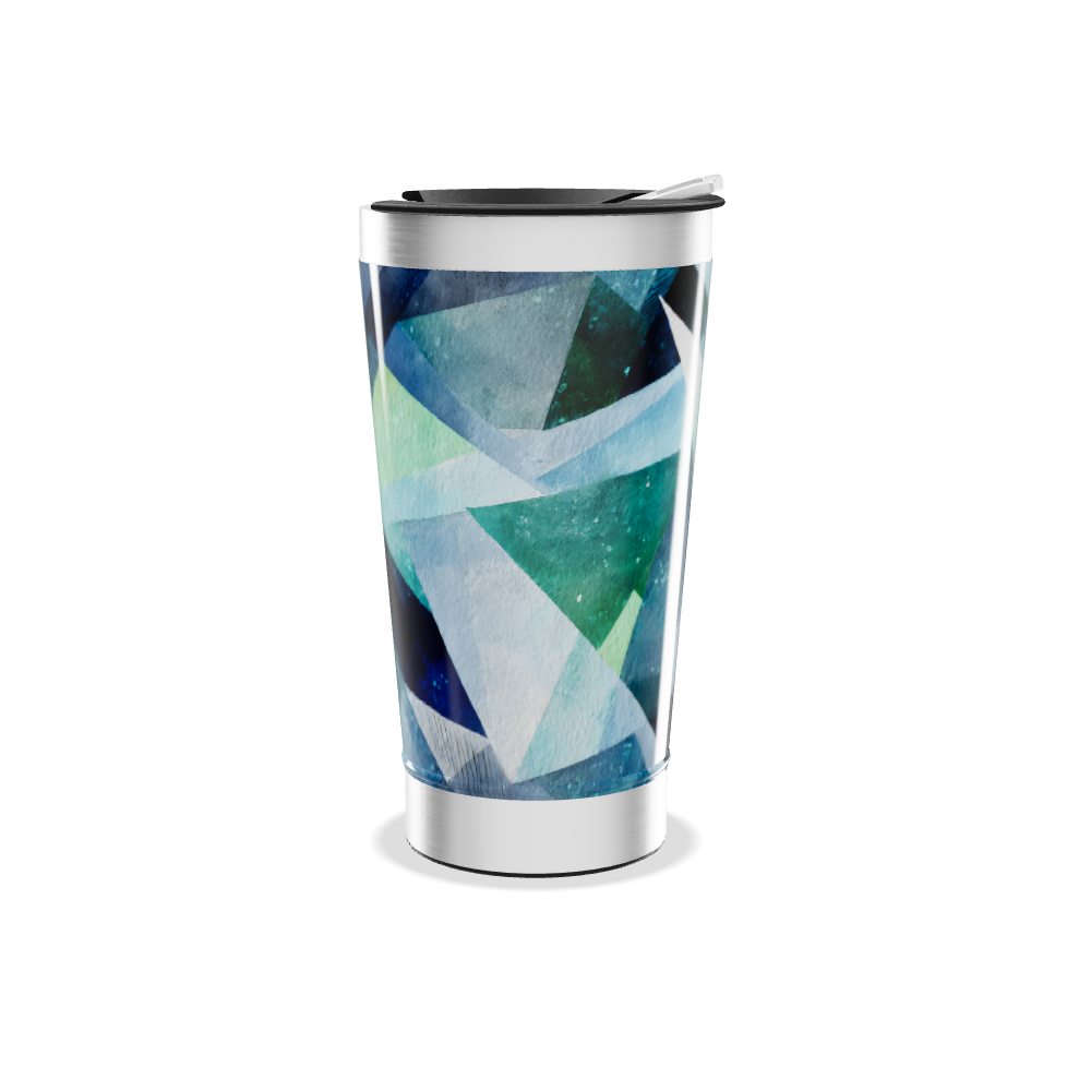 Copo Térmico - Estampa Geométrica Colorida