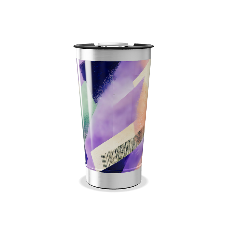 Copo Térmico - Estampa Geométrica Colorida