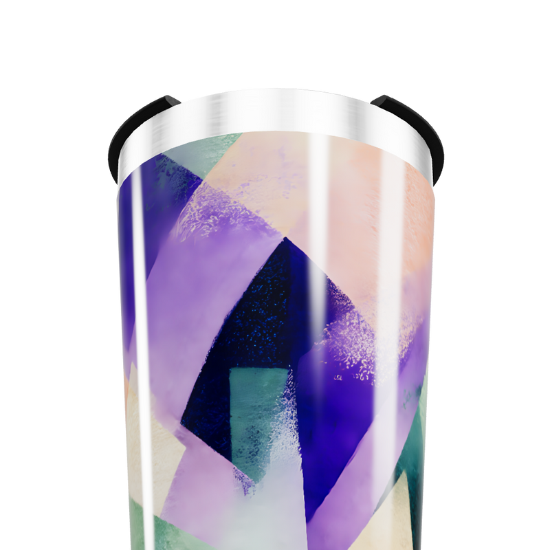 Copo Térmico - Estampa Geométrica Colorida