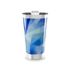 Copo Térmico - Azul Geométrico Aço Inox