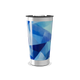 Copo Térmico - Azul Geométrico Aço Inox