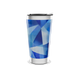 Copo Térmico - Azul Geométrico Aço Inox