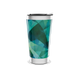 Copo Térmico - Verde Geométrico Inox
