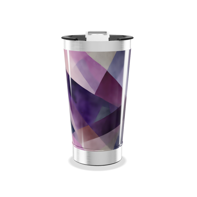 Copo Térmico - Estampa Geométrica Colorida