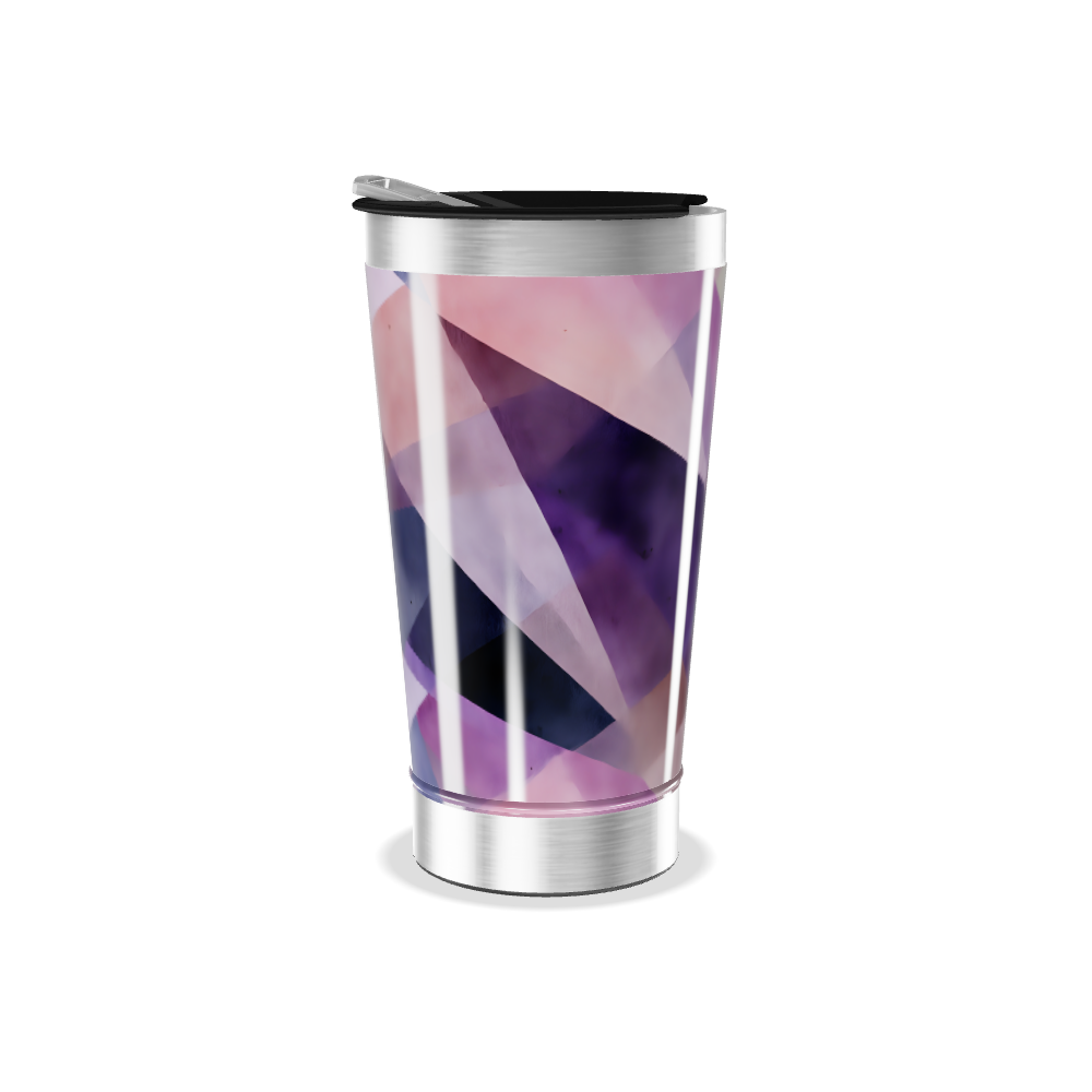 Copo Térmico - Estampa Geométrica Colorida