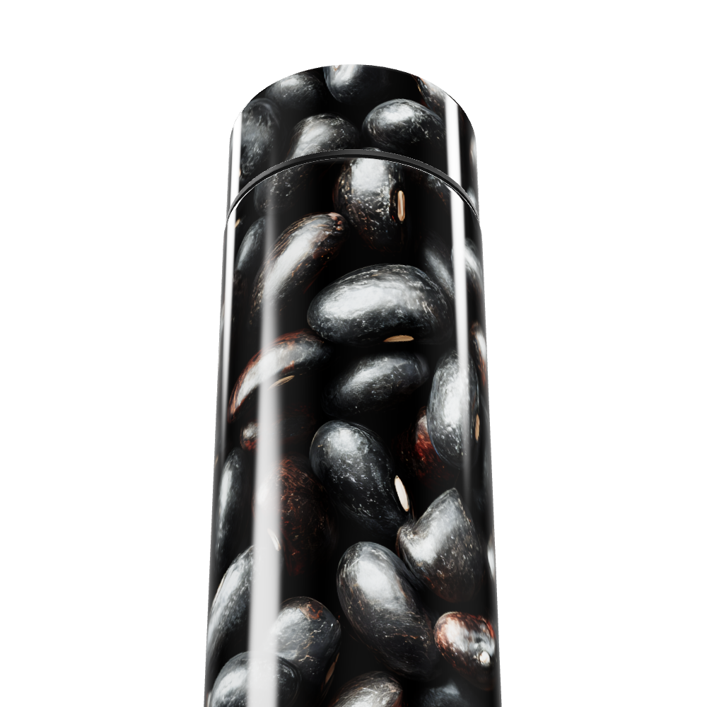 Garrafa Térmica Touch - Grãos Preto Inox