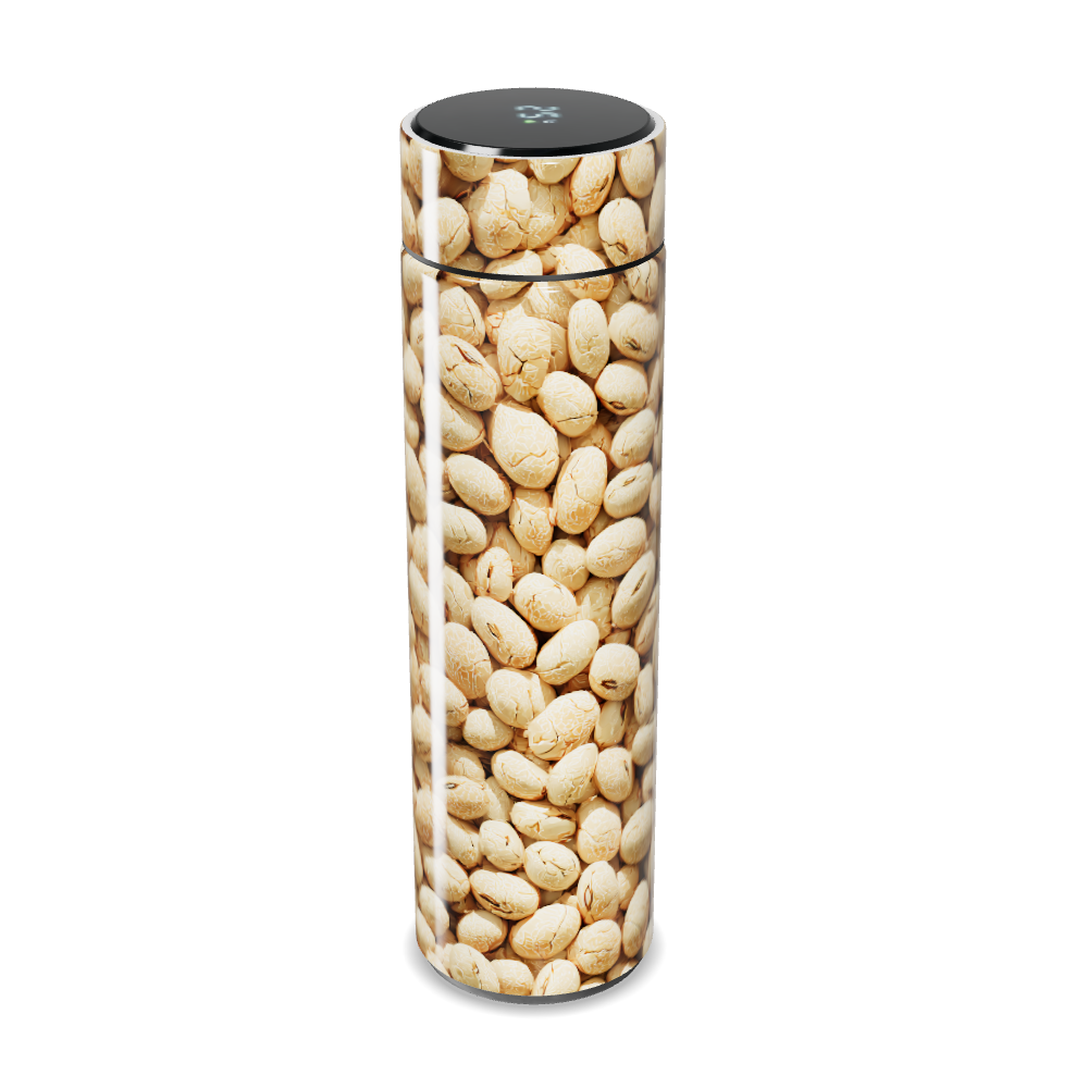 Garrafa Térmica Touch - Estampa Grãos Cafés