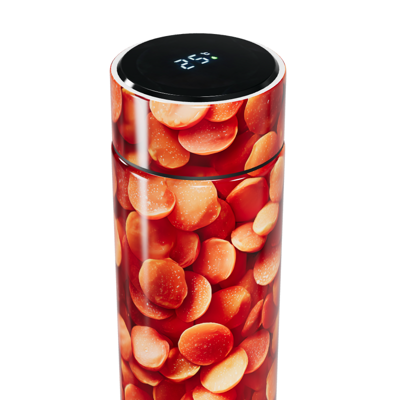 Garrafa Térmica Touch - Estampa Frutas Vermelhas