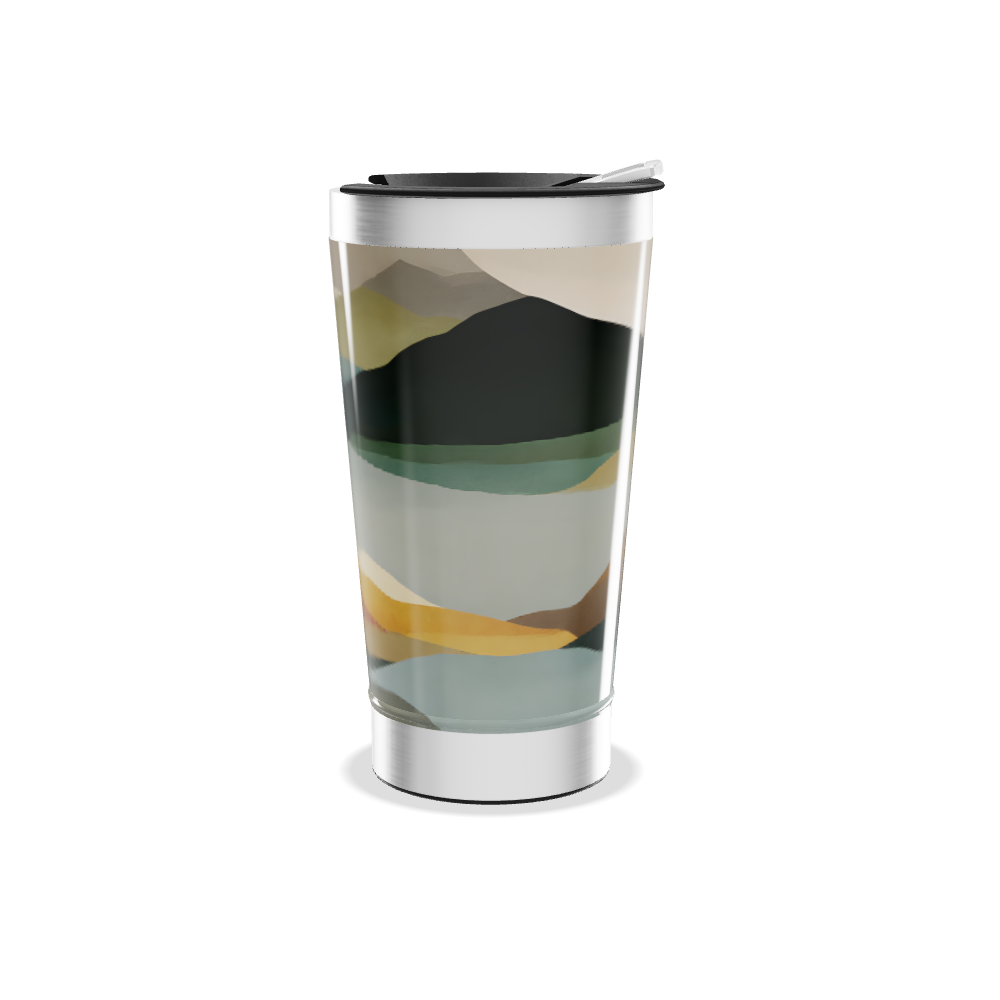 Copo Térmico - Paisagem Colorida Inox