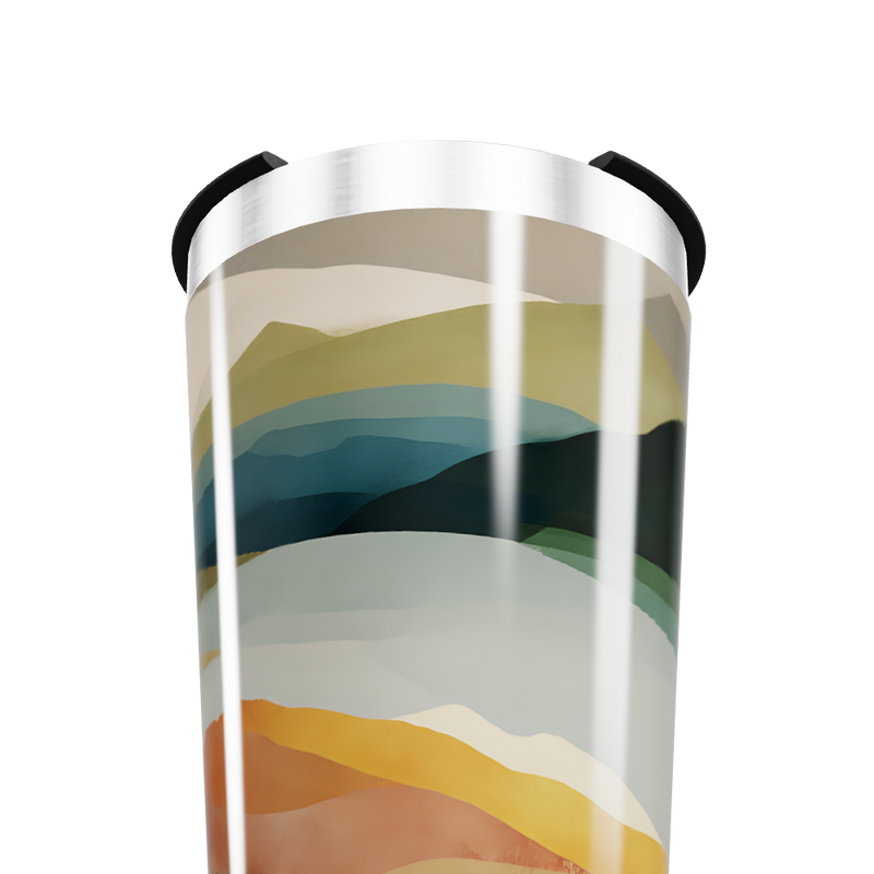 Copo Térmico - Paisagem Colorida Inox